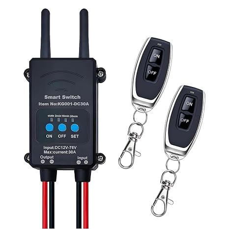 12V DC Remote Control Switch Bluetooth Wireless Remote Switch