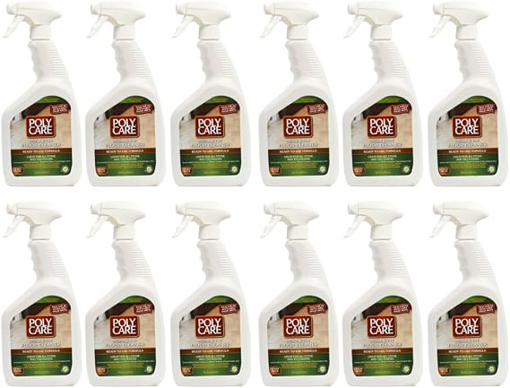Stone & Tile Floor Cleaner Refill - 32 fl oz Spray (12 Pack) - Fresh- Refill for Spray Mops and Spray Bottles - Residue-Free Floor Cleaning Solution for Stone & Tile or Laminate Floors