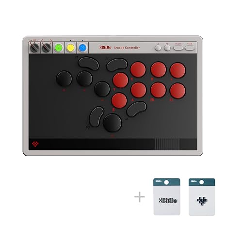 8Bitdo All-Button Arcade Wireless Controller for Switch/Switch 2 & Windows