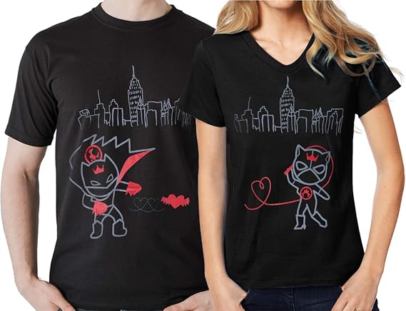 BoldLoft Couple Shirts We're Irresistibly Attracted His and Hers Matching Couple Shirts