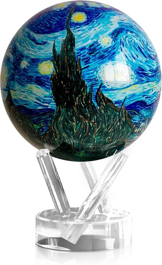 MOVA Self Rotating Globe, Van Gogh Starry Night Classic (4.5")