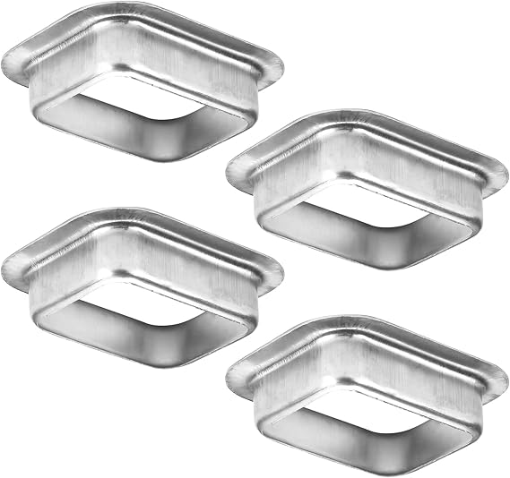VYH 3" x 4" Rain Gutter Downspout Drop Outlet Aluminum K Style (4 Pack)