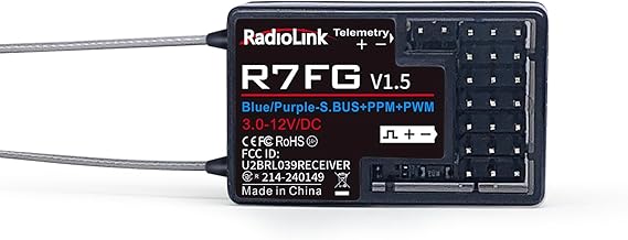 Radiolink R7FG 7-Channel Water-Splash Proof RC Gyro Receiver for RC Crawler