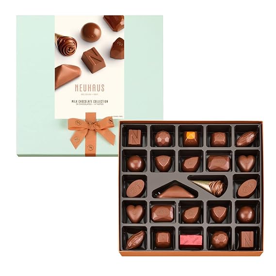 Neuhaus Belgian Chocolate Classic Discovery Collection All Milk Chocolates 24 Timeless Neuhaus Milk Filled Chocolate Pralines Gourmet Chocolate Gift