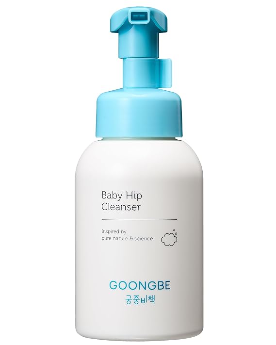 GOONGBE Baby Wash for Diaper Area, Korean pH 5.5 Foam, 10.1 fl oz