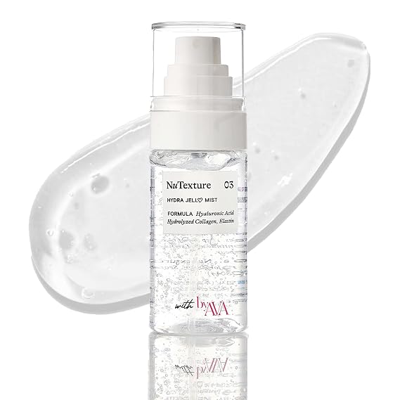 byAva Jelloskin Collagen Hydrating Face Mist, Korean Hyaluronic Acid Spray | Marine Peptides, Elastin and 8-form HA Jelly; Doubles as Toner, Primer and Glow-setting Refresh; Adenosine, 2 fl oz size
