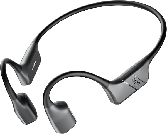 aigo Bone Conduction Headphones for Swimming, Open Ear Earbuds, 32G MP3
