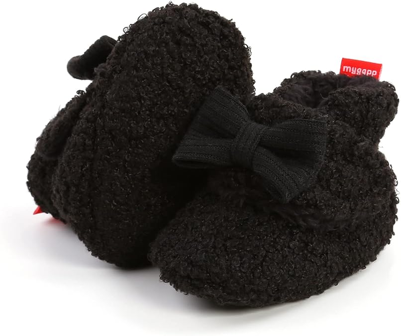 Ohwawadi Infant Baby Slippers Girls Boys Booties Warm Baby Socks Shoes Newborn Crib Footwear Prewalkers