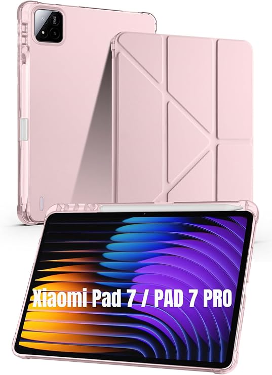 CONSTRAIN - Xiaomi Pad 7 / Pad 7 Pro ile Uyumlu Kılıf Kalem Bölmeli Standlı Uyku Modlu Akıllı Kapak - Çok Renkli 2