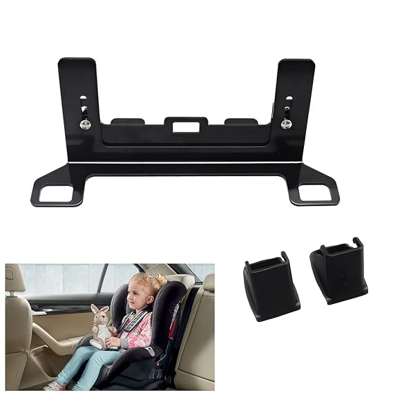 Chelhead Universal CarSeat ISOFIX Latch Interface Bracket | Steel, With Anchors,Child Seat Restraint Anchor Mounting Kit ISOFIX Belt Connector for Baby Safety Chair