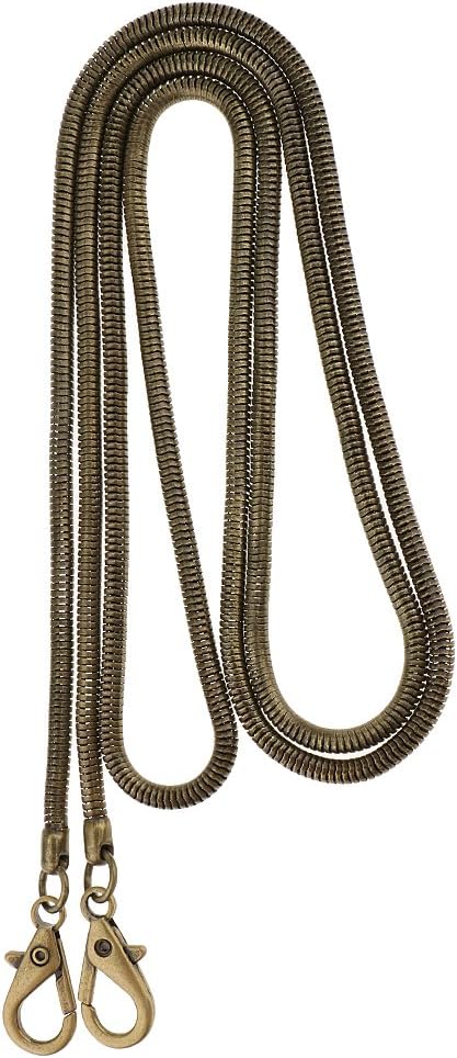 120cm Metal Skinny Snake Chain Shoulder Bag Chain Replacement - Bronze