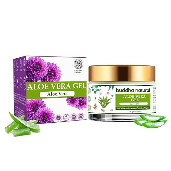 Buddha Natural Baby Aloe Vera Gel - Ayush Certified - Raw Pure Aloe Vera - Get Hydrated And Rash Free Skin For Your Newborn'S Skin (100 G (Pack Of 1))
