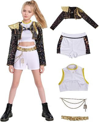 Anime Women Girls Cosplay Costume Movies Stars Black Golden Costume Outfits Halloween Carnival Suit