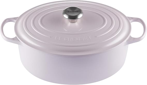 Le Creuset Enameled Cast Iron Oval Dutch Oven, 6.75 qt., Shallot