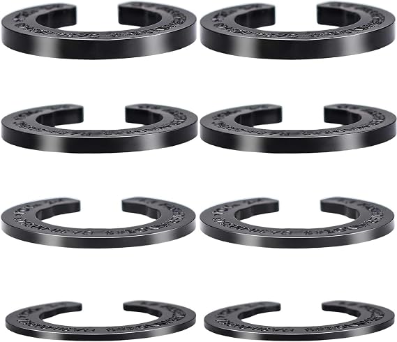 8PCS Refrigerator Door Hinge Shims, Refrigerator Door Height Adjustment Kits (for Samsung 3282540, DA60-00314C, PS6448337, AP5668209 Fridge) Replaces Parts, Different Thicknesses Spacer