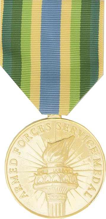 TheSupplyRoom Armed Forces Service Full Size Anodized Medal