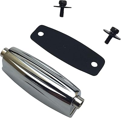 ROSS Percussion Double End Drum Lugs Chrome 10 Pack with Gaskets Screws 2 Inch Spacing 732 Thread