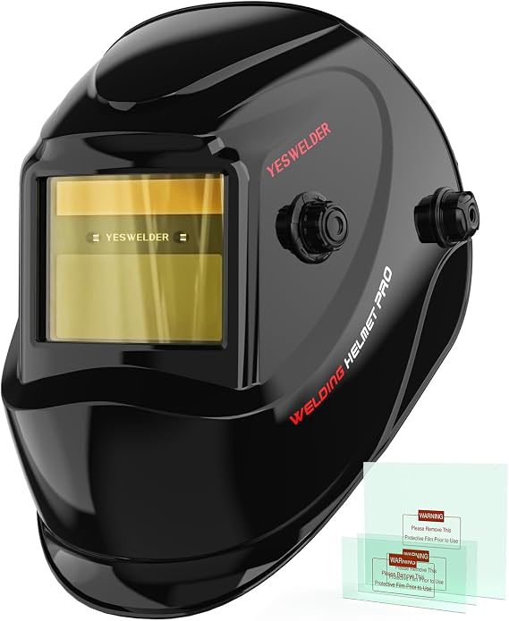 YESWELDER Auto Darkening Welding Helmet 1/1/1/1 True Color, LYG-L600A