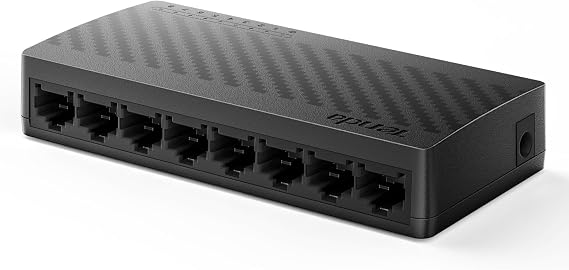 Tenda 8 Port Gigabit Ethernet Switch, Desktop Ethernet Splitter