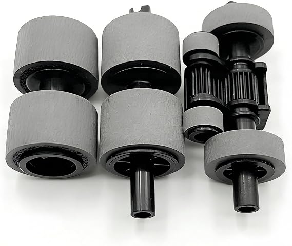 Replacement Pickup Roller Kit for HP Scanjet Pro 2000S1 2000S2 3000S4 4000S1 4000S2 Sheet-Fed Document Scanner Paper Feed Roller Assembly(Roller Bracket 3pcs)