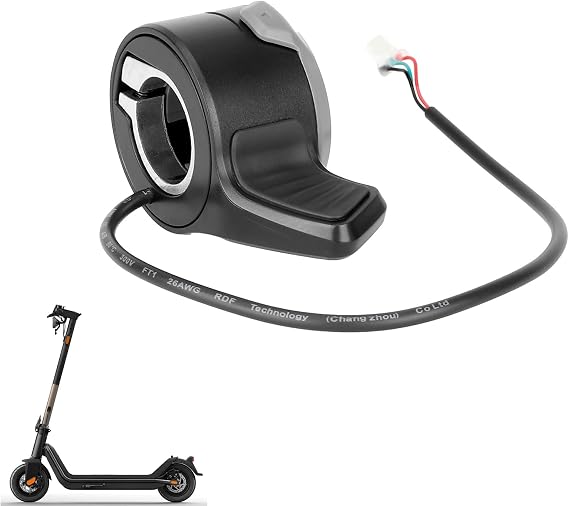 MIMIRACLE Scooter Throttle Compatible with NIU KQi2/KQi2 Pro/KQi3/KQi3 Pro | Electric Scooter Accelerator, Thumb Throttle Replacement, Waterproof Plug, Fast Speed Control Response
