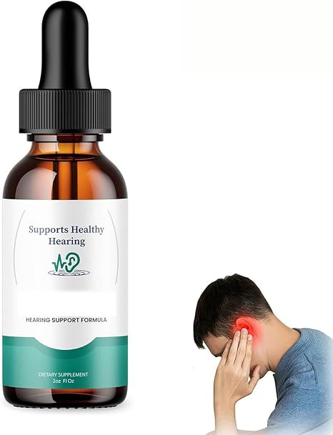 Hearing Support Drops Tinnitus Relief for Ringing Ears Drops Hearing Support Supplement Liquid Drops Supports Healthy Hearing Tinnitus Treatment (1 Piece)