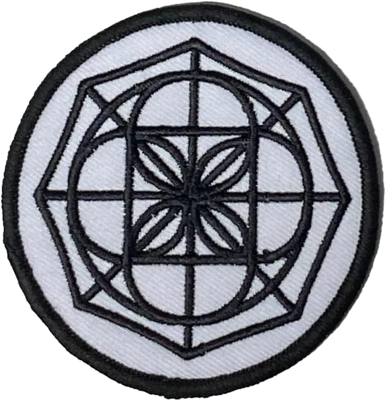 Sedroc Kenpo Karate Universal Patch - WhiteBlack