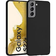 Microsonic Matte Silicone Samsung Galaxy S22 Plus için Kılıf Siyah [Galaxy S22 Plus ile Uyumlu Kılıf - Siyah]