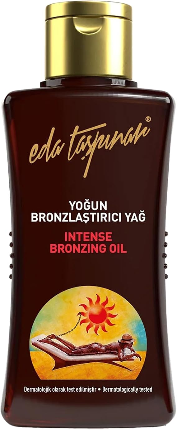 Eda Taşpınar Yoğun Bronzlaştırıcı Yağ SPF 0 | Seyahat Boy | Travel Size | 50 ml / 1.7 fl oz