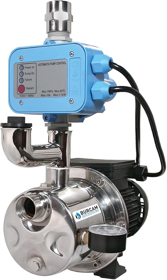 BurCam 506532SS Water Pressure Booster Pump by Bur-Cam