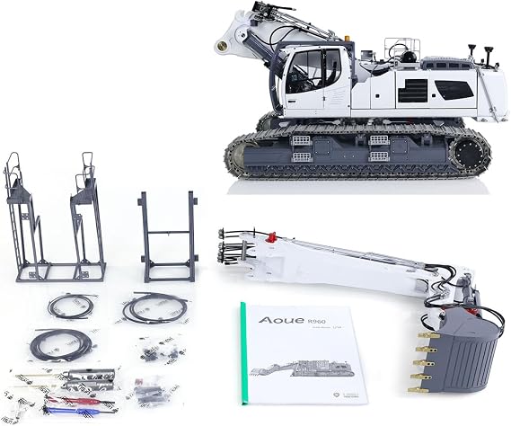 TOUCAN RC HOBBY LESU Metal 1/14 RC Full Hydraulic Excavator LR960 KIT DIY Digging Arm Machinery