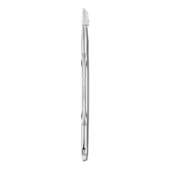 e.l.f. Precision Dual-Sided Eyebrow Brush, Makeup Brush For Shaping, Sculpting & Filling Brows, For Even Application, Vegan & Cruelty-Free