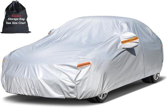 Kayme Sedan Car Cover See Vehicle Size Chart for Accurate Fit, Size A4