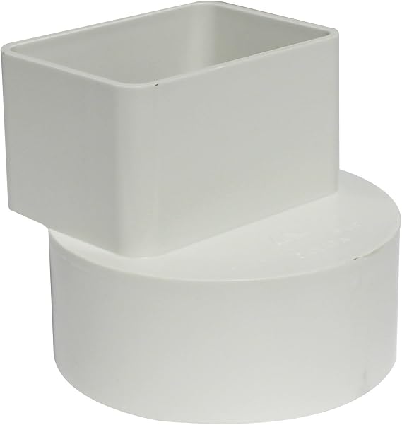 Canplas 414462BC PVC Sew 2X3X4 Flush Down Spout Adaptor