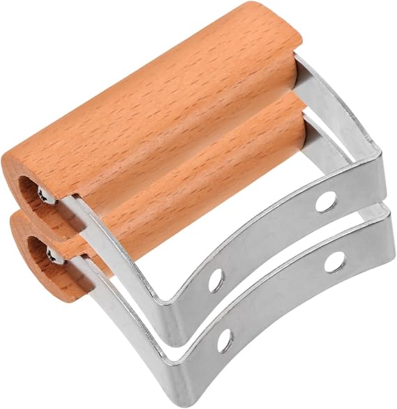 2pcs Wooden Pot Side Handles Universal Ear Replacement for Cookware