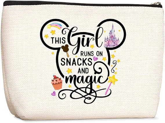 Cartoon Mouse Cute Mouse Themed Gifts Cosmetic Bag for Women Makeup Bag