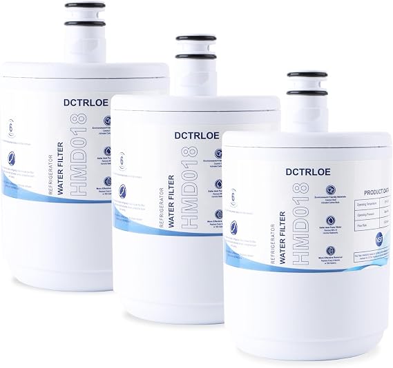 LFX25974ST, LFX25973D/S, GEN11042F-08, LRTLS2403S, LFXS24566S Water Filter Replacement for LG (3Pack)