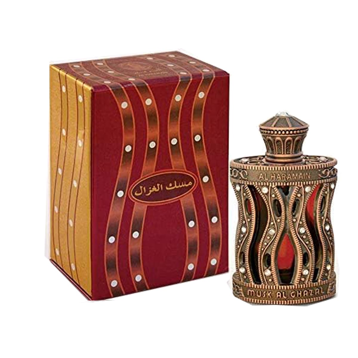 Al Haramain Musk Al Ghazal for Unisex Adult - 1.01 oz Concentrated Perfume Oil