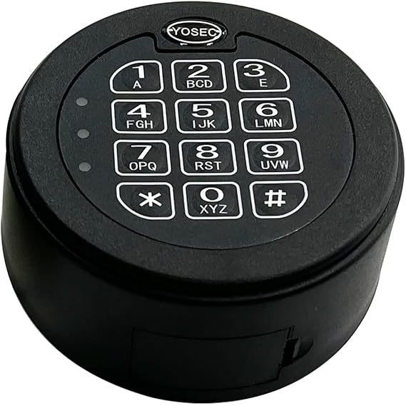 Electronic Gun Safe Lock with Digital keypad for Safe Box with time delay function0-59 Minutes,1 Master Code and 5 User Code can be Set Dual Control Model