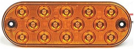 Maxxima (M63350Y) Amber Oval Ultra-Thin Profile LED Park Rear Turn Light