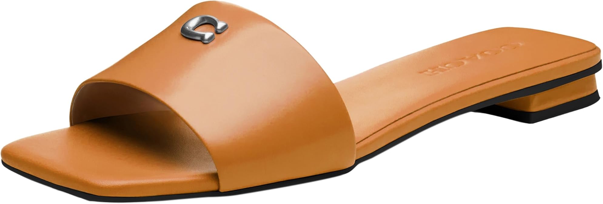 COACH Women's Sculpted C Flat Sandal