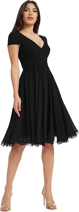 Dress the Population Womens Fit and Flare