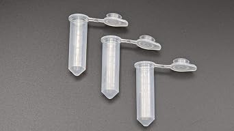 2.0mL with Cap Amber Microcentrifuge Tubes, Certified Dnase/Rnase Free- PCR Clean, 1000/pkg.