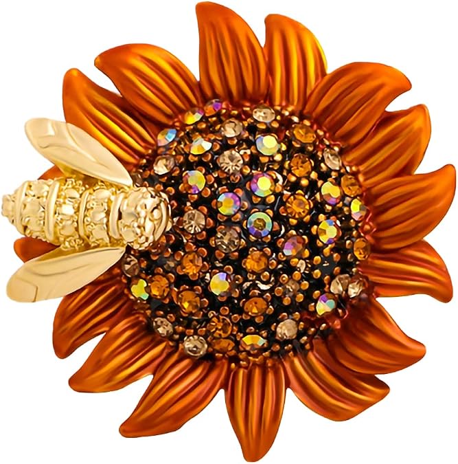 Costume Jewelry for Women Flower Brooch Pins for Women Fashion Crystal Broches Vintage Jewelry Broche Pins