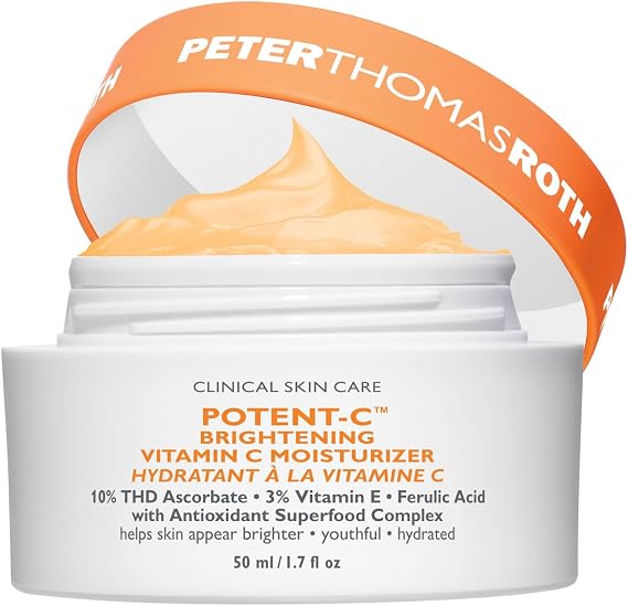 Peter Thomas Roth | Potent-C Parlatıcı C Vitamini Nemlendirici, Donukluk, Düzensiz Cilt Tonu, Koyu Noktalar ve Kırışıklıklar, Antioksidan Nemlendirici