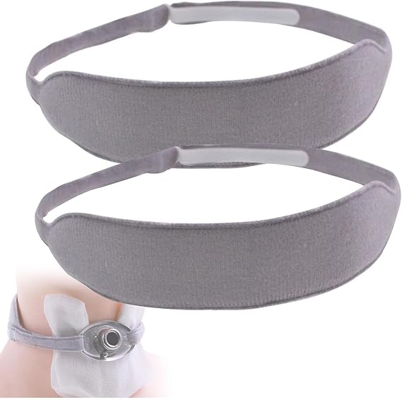 Tracheotomy Tube Fixing Strap, Tracheostomy Tie Tracheostomy Secure Strap Tracheostomy Tube Fixing,Medical Neck Catheter Support Brace, Tracheostomy Fixed Device (2 Pcs/4 Pcs)
