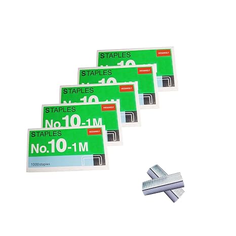 5000Pcs No.10 Staples, #10 Mini Staples, No.10 Tiny Staple,Silver