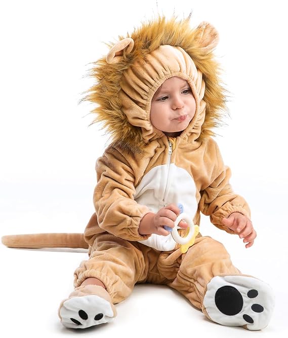HSCTEK Baby Lion Costume Newborn, Infant and Toddler Boys Girls 0-4T