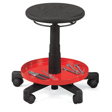 Utility Stool - 16-20-1/2" Seat Height - Polyurethane Seat