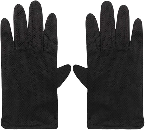 JIAHG Women Men's Driving Gloves Summer UV Sun Glove Non Slip Touchscreen Cotton Gloves Outdoor Sunblock Mittens for Cycling